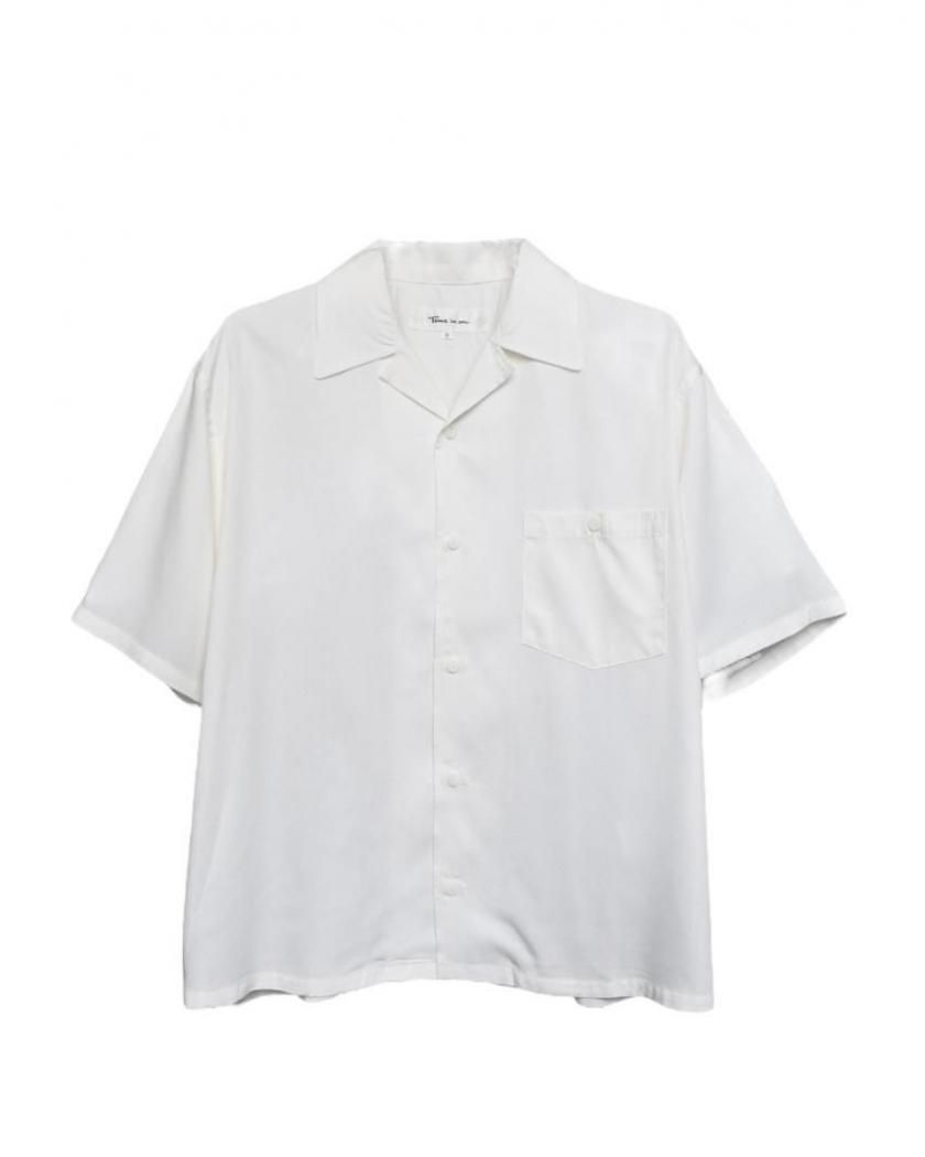 <img class='new_mark_img1' src='https://img.shop-pro.jp/img/new/icons1.gif' style='border:none;display:inline;margin:0px;padding:0px;width:auto;' />RAYON OPEN COLLAR SHIRT S/S(GRIN FIL)(CROPPED)
