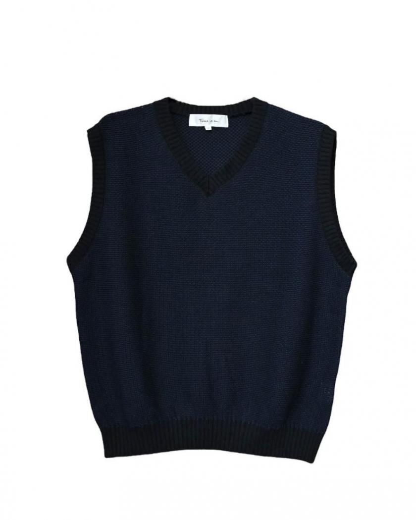 COTTON KNIT VEST (mixed)
