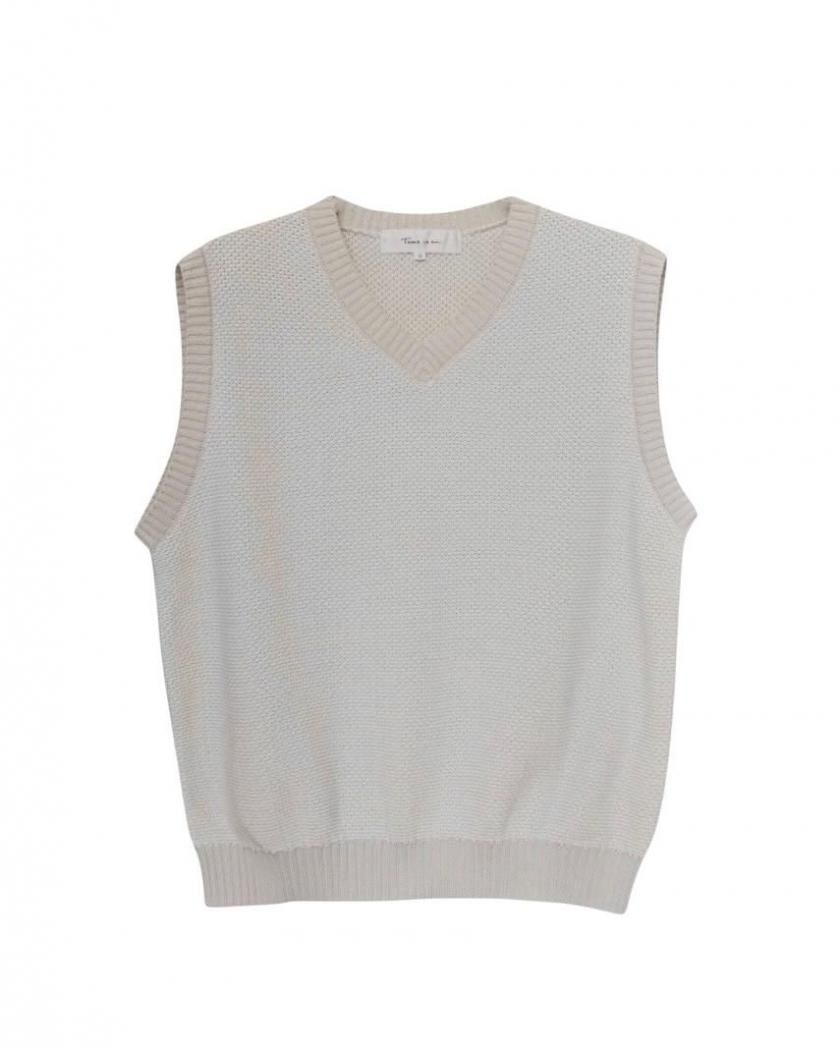 COTTON KNIT VEST (mixed)
