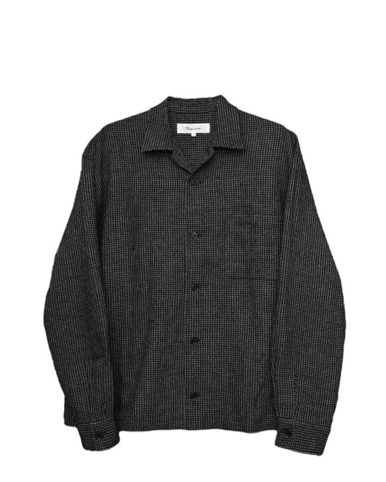 COTTONWOOL WINDOWPANE SHIRT