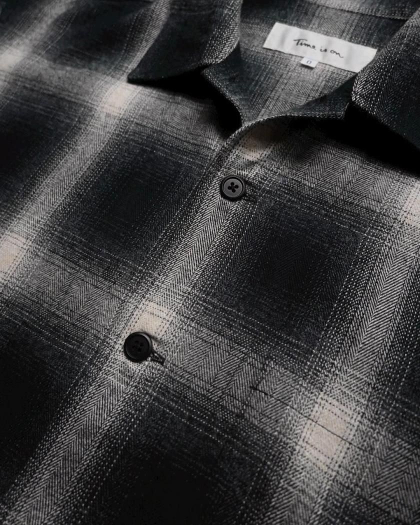 値下げ！WIND AND SEA Ombre Plaid Nel Shirt！ OMBRE PLAID COTTON NEL SHIRT】 - Time is on