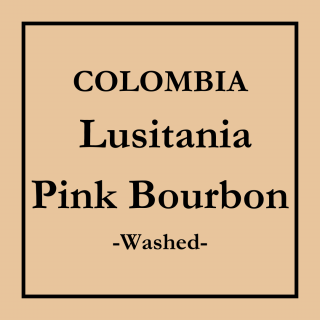 <img class='new_mark_img1' src='https://img.shop-pro.jp/img/new/icons41.gif' style='border:none;display:inline;margin:0px;padding:0px;width:auto;' />Colombia Lusitania Pink Bourbon<br>Washed<br>(中煎り)<br>100g