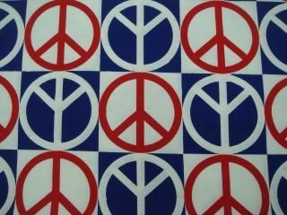 レア Peace ピースマーク 生地 レトロ ヒッピー シンボル ヴィンテージ生地 Dica By Morango レア Peace ピースマーク 生地 レトロ ヒッピー シンボル ヴィンテージ生地 Dica By Morango