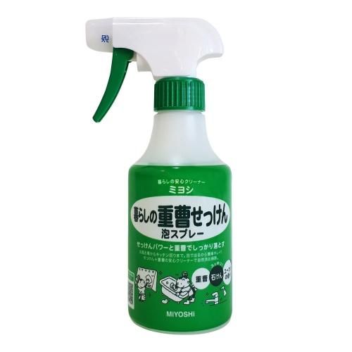 ミヨシ 暮らしの重曹せっけん泡スプレー 280ml - 【ステラグレイ
