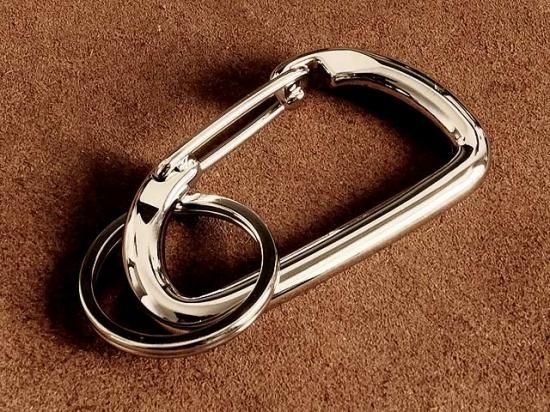 HIDAKA シルバー カラビナ HIDAKA シルバー カラビナ付きキーホルダー HIDAKA