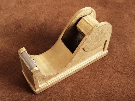 真鍮 テープカッター（小サイズ）小巻 セロハンテープ台 - ブラスストアー