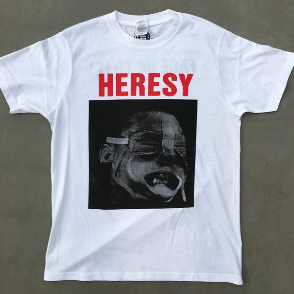 HERESY official Tshirt - 80's UK HARDCORE/PUNK、Tシャツ