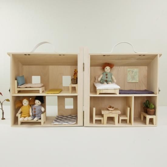 家具4点セット付! olliella ホールディハウス オリエラ ドールハウス