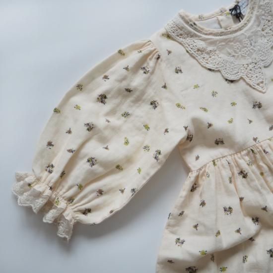 安い売上 Bebe organic べべオーガニック ニットワンピース 丸襟 astra