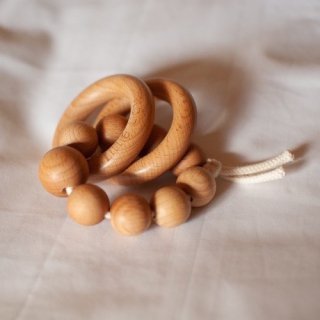 Little Light<br>natural wooden rattle (bead)
