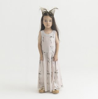 folkmade<br>dear pattern dress<br>beige pink<br>(S,M,L,LL)