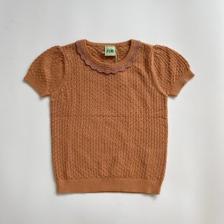FUB<br>pointelle Tee<br>apricot<br>(100,110,120)