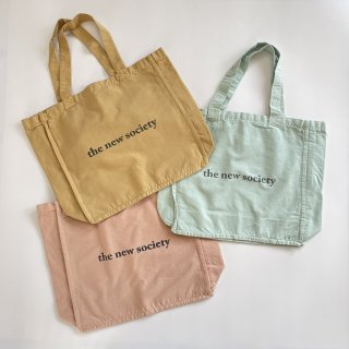 the new society<br>the new society bag<br>apricot / glacier / moustard