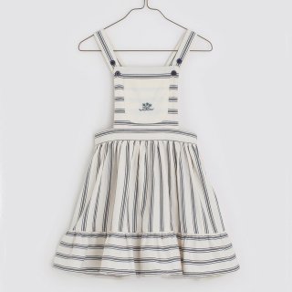 little cotton clothes<br>heidi skirt<br>ticking stripe<br>(2-4y,4-6y,6-8y)