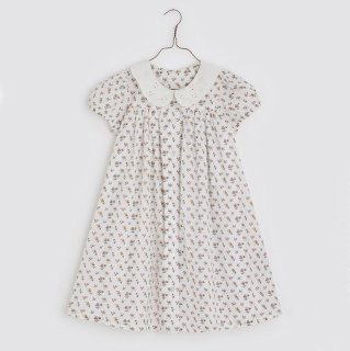 little cotton clothes<br>alma dress<br>cross stitch rose floral<br>(2-3y〜7-8y)