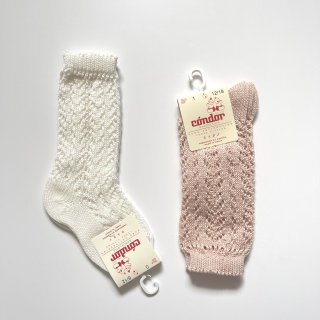 <img class='new_mark_img1' src='https://img.shop-pro.jp/img/new/icons14.gif' style='border:none;display:inline;margin:0px;padding:0px;width:auto;' />Condor<br>perle openwork knee socks<br>2color (0,1)
