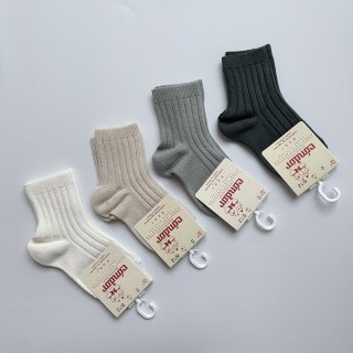 Condor<br>basic rib short socks<br>4color (0,2,4,6,8)