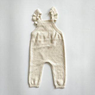 <img class='new_mark_img1' src='https://img.shop-pro.jp/img/new/icons14.gif' style='border:none;display:inline;margin:0px;padding:0px;width:auto;' />QUINCY MAE<br>pointelle knit overalls<br>ivory<br>(6-12m,12-18m,18-24m,2-3y)