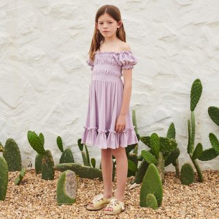 <img class='new_mark_img1' src='https://img.shop-pro.jp/img/new/icons14.gif' style='border:none;display:inline;margin:0px;padding:0px;width:auto;' />LiiLU<br>terry smocked dress<br>lavender<br>(2y,4y,6y,8y)