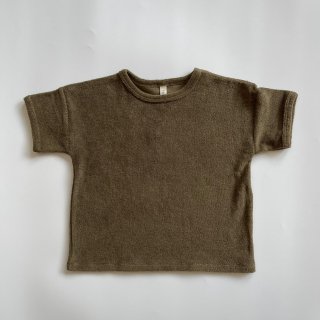 organic zoo<br>terry oversized T-shirt<br>olive<br>(6-12m,1-2y,2-3y,3-4y)