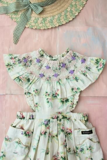 BONJOUR DIARY】apron dress ☆4Y