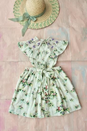 BONJOUR DIARY】apron dress ☆4Y
