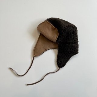 ◇送料無料◇<br>nixnut<br>winter hat<br>dark brown<br>(6-12m,2-4y,4-6y)
