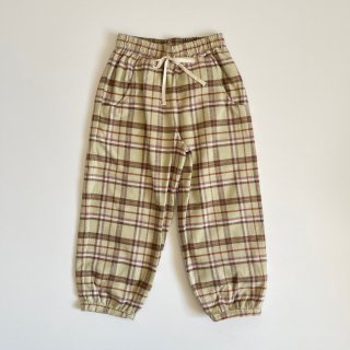 ◇送料無料◇<br>LiiLU<br>ole flannel pants<br>flannel plaid<br>(2y,4y,6y,8y)