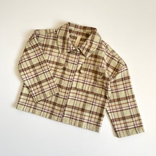 ◇送料無料◇<br>LiiLU<br>pepe flannel overshirt<br>flannel plaid<br>(2y,4y,6y,8y)