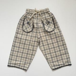 <img class='new_mark_img1' src='https://img.shop-pro.jp/img/new/icons14.gif' style='border:none;display:inline;margin:0px;padding:0px;width:auto;' />̵<br>LiiLU<br>lilo pants<br>tattersall check<br>(2y,4y,6y,8y)