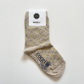 <img class='new_mark_img1' src='https://img.shop-pro.jp/img/new/icons14.gif' style='border:none;display:inline;margin:0px;padding:0px;width:auto;' />MABLI<br>llyn short socks<br>almond<br>(XS, S, M)