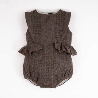 ̵<br>Popelin<br>Woollen Romper Suit With Frill 
<br>Multi-Color<br>(9-12m,12-18m,18-24m,2-3y)