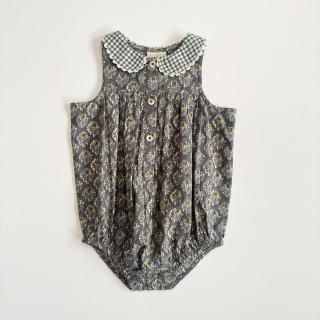 <img class='new_mark_img1' src='https://img.shop-pro.jp/img/new/icons20.gif' style='border:none;display:inline;margin:0px;padding:0px;width:auto;' />●30%off●<br>little cotton clothes<br>Iris Romper<br>Thistle Floral<br>(6-12ｍ,12-18m,18-24m)