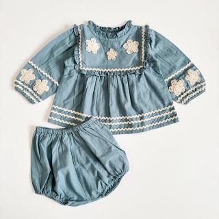 <img class='new_mark_img1' src='https://img.shop-pro.jp/img/new/icons14.gif' style='border:none;display:inline;margin:0px;padding:0px;width:auto;' />Bebe Organic<br>Inga Baby Set<br>Zigzag Dream<br>(12m,18m,24m)