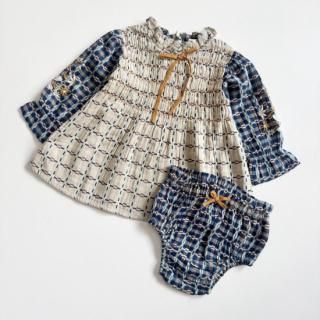 <img class='new_mark_img1' src='https://img.shop-pro.jp/img/new/icons14.gif' style='border:none;display:inline;margin:0px;padding:0px;width:auto;' />9ޤ̵<br>Lali kids<br>Little Parvati Set with Bloomers<br>Double-Sided<br>(18m,24m)