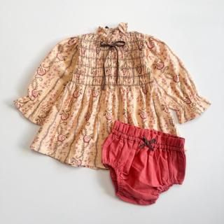 <img class='new_mark_img1' src='https://img.shop-pro.jp/img/new/icons14.gif' style='border:none;display:inline;margin:0px;padding:0px;width:auto;' />9ޤ̵Lali kids<br>Little Parvati Set with Bloomers<br>Fall Vine Print<br>(12m,18m,24m)