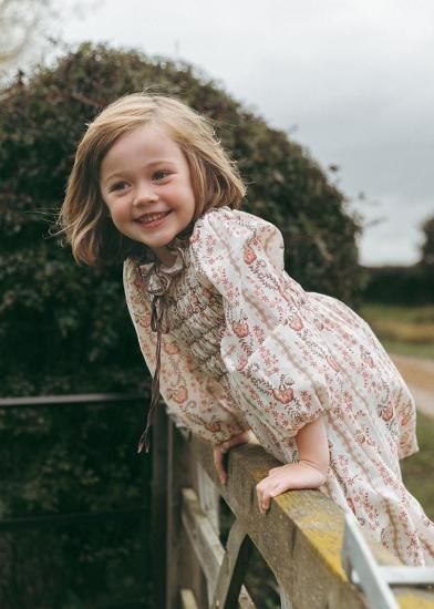 WN様 Lali Kids（ラリキッズ）　ワンピース　６Ｙ Lali Kids] Crocus Dress | Airy Blue Linen | Ro