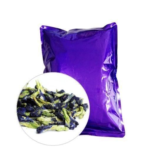 ●乾燥バタフライピーの花100gx5袋まとめてอัญชันAnchanアンチャンの花 ○乾燥バタフライピーの花100gx5袋まとめてอัญชันAnchan