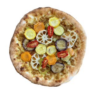 冷凍ピザ ピザ山　「カラフルカレー山」 （8種の野菜とオリジナルスパイスカレーのピザ）