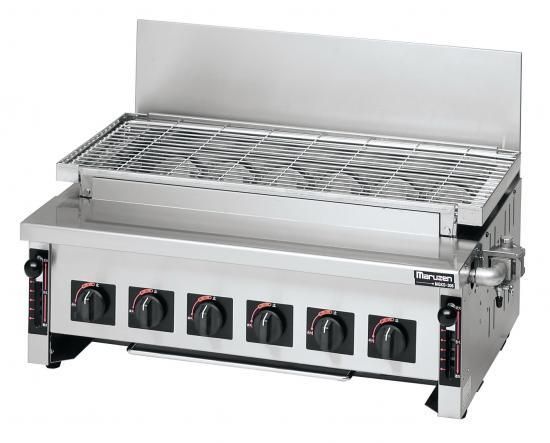 マルゼン 下火式 焼物器 ガス MGKS-306 炭火焼 赤外線バーナー