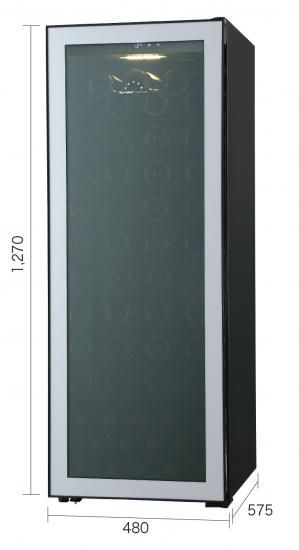 HomeCellar ワインセラー ガラス扉付き