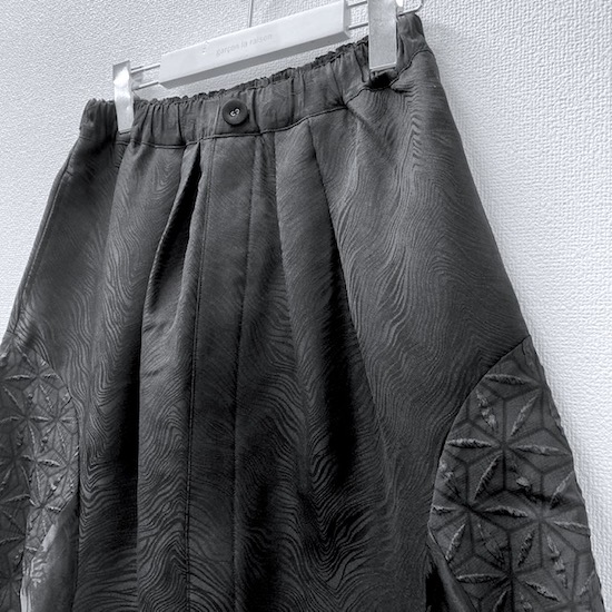 【コグマ】COMME des GARÇONS 変形バルーンスカート BLACK COMME des GARCONS フィルタークロスバルーンスカート