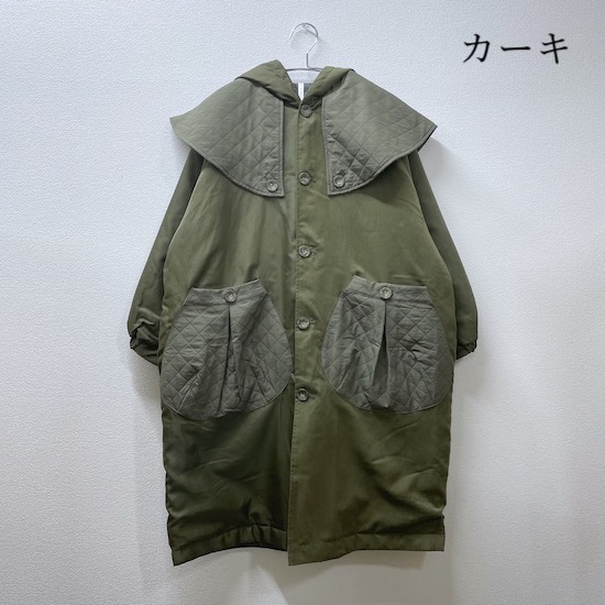 ケープレットフードビッグコート（レディース）34539 - garcon