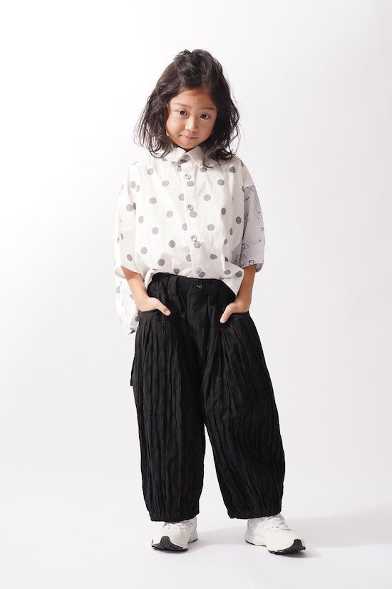 9090 girl ワイドパンツ 黒 9090 girl ワイドパンツ 黒