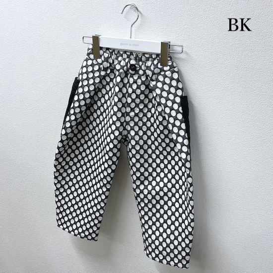 タックワイドパンツ（キッズ）44632 - garcon la raison ギャルソンラ