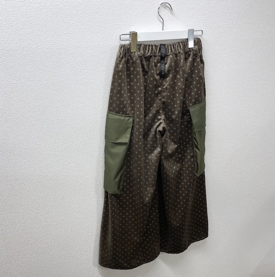 ♡フレアスページ♡ ベロアドットフレアーパンツ（レディース）44635 - garcon la