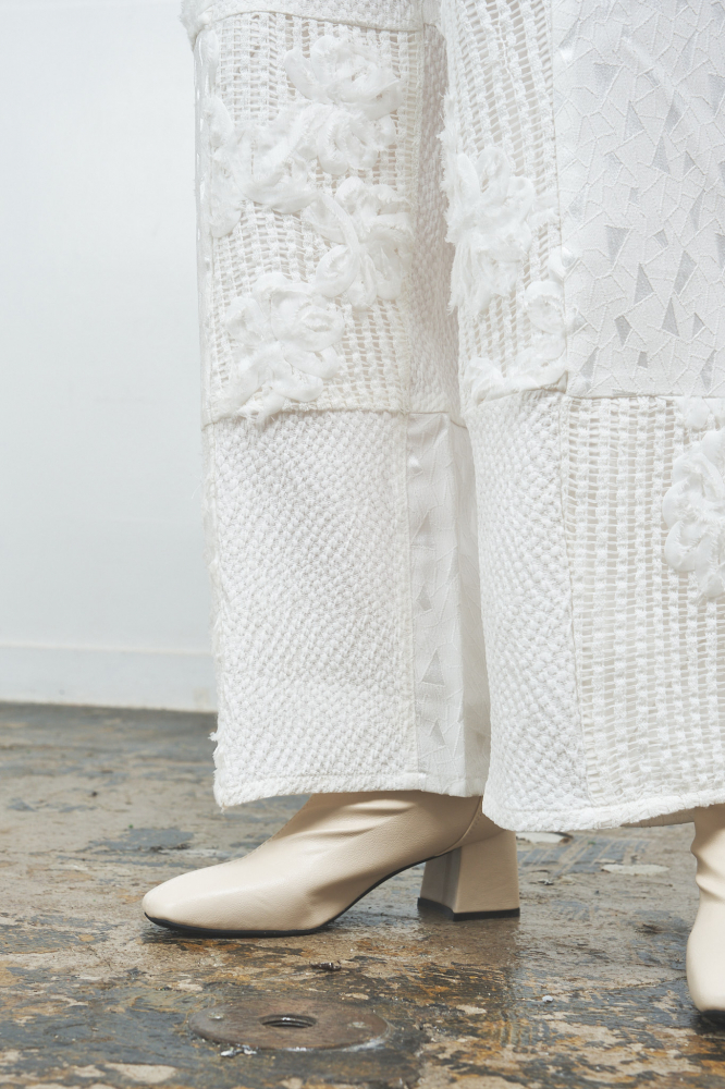 monepine/モネピネ/ホワイト フリル ショーツ&レッグウォーマー セール】lace frill shorts＆leg warmers/レースフリルショーツ