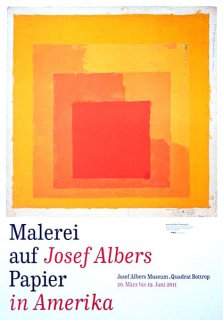 Josef Albers: Josef Albers Museum, Papier in Amerika, 2001 ポスター