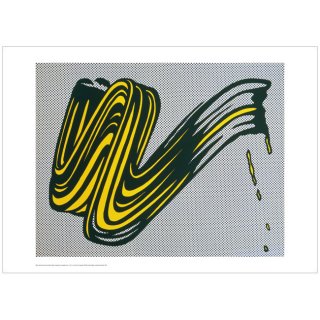 Roy Lichtenstein: Brushstroke ポスター