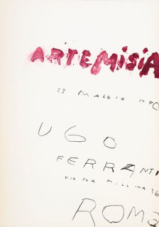 Cy Twombly: Artemisia print, 1980 ポスター